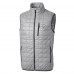 Pittsburgh Steelers Cutter & Buck Gray Rainier PrimaLoft Eco Insulated Full-Zip Puffer Vest