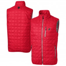 Arizona Cardinals Cutter & Buck Cardinal Rainier PrimaLoft Eco Insulated Full-Zip Puffer Vest