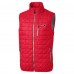 New England Patriots Cutter & Buck Red Rainier PrimaLoft Eco Insulated Full-Zip Puffer Vest