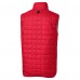 New England Patriots Cutter & Buck Red Rainier PrimaLoft Eco Insulated Full-Zip Puffer Vest