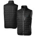 Жилетка Carolina Panthers Cutter & Buck Black Rainier PrimaLoft Eco Insulated Full-Zip Puffer Жилетка Carolina Panthers Cutter & Buck Black Rainier PrimaLoft Eco Insulated Full-Zip Puffer