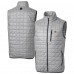 Cincinnati Bengals Cutter & Buck Gray Rainier PrimaLoft Eco Insulated Full-Zip Puffer Vest
