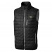 Jacksonville Jaguars Cutter & Buck Black Rainier PrimaLoft Eco Insulated Full-Zip Puffer Vest