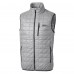Seattle Seahawks Cutter & Buck Gray Rainier PrimaLoft Eco Insulated Full-Zip Puffer Vest