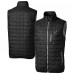 Arizona Cardinals Cutter & Buck Black Rainier PrimaLoft Eco Insulated Full-Zip Puffer Vest