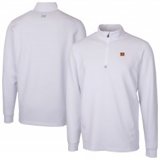 Cincinnati Bengals Cutter & Buck White Traverse Stretch Quarter-Zip Top