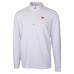 Cincinnati Bengals Cutter & Buck White Traverse Stretch Quarter-Zip Top