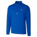 New York Giants Cutter & Buck Royal Traverse Stretch Quarter-Zip Top