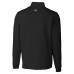 Philadelphia Eagles Cutter & Buck Traverse Stretch Quarter-Zip Top - Black