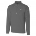 Philadelphia Eagles Cutter & Buck Traverse Stretch Quarter-Zip Top - Gray