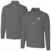 Pittsburgh Steelers Cutter & Buck Gray Traverse Stretch Quarter-Zip Top