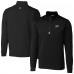 Detroit Lions Cutter & Buck Traverse Stretch Quarter-Zip Top - Black