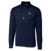 Пуловер Chicago Bears Cutter & Buck Navy Traverse Stretch