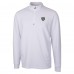 Las Vegas Raiders Cutter & Buck White Traverse Stretch Quarter-Zip Top