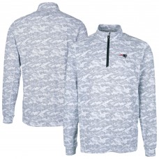 New England Patriots Cutter & Buck Charcoal Traverse Camo Print Stretch Quarter-Zip Top New England Patriots Cutter & Buck Charcoal Traverse Camo Print Stretch Quarter-Zip Top