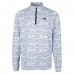 New England Patriots Cutter & Buck Charcoal Traverse Camo Print Stretch Quarter-Zip Top