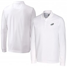 Поло Philadelphia Eagles Cutter & Buck Advantage Eco Pique DryTec Tri-Blend - White