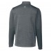 Minnesota Vikings Cutter & Buck Traverse Stripe Stretch DryTec Quarter-Zip Top - Gray