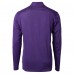 Кофта на короткой молнии Baltimore Ravens Cutter & Buck Virtue Eco Pique Micro Stripe - Purple