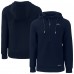Los Angeles Chargers Cutter & Buck Navy Roam Eco Recycled Half-Zip Hoodie