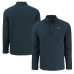 Свитшот Buffalo Bills Cutter & Buck Black Hunts Point Eco Textured Fleece Recycled Half-Snap