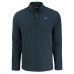 Свитшот Buffalo Bills Cutter & Buck Black Hunts Point Eco Textured Fleece Recycled Half-Snap