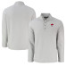 Свитшот Buffalo Bills Cutter & Buck Gray Hunts Point Eco Textured Fleece Recycled Half-Snap