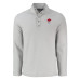 Свитшот Buffalo Bills Cutter & Buck Gray Hunts Point Eco Textured Fleece Recycled Half-Snap