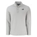 Свитшот Buffalo Bills Cutter & Buck Gray Hunts Point Eco Textured Fleece Recycled Half-Snap