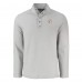 Miami Dolphins Cutter & Buck Gray Hunts Point Eco Textured Fleece Recycled Half-Snap Sweatshirt