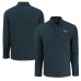 Кофта на кнопках Philadelphia Eagles Cutter & Buck Hunts Point Eco Textured Fleece Recycled - Black
