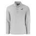 Кофта на кнопках Philadelphia Eagles Cutter & Buck Hunts Point Eco Textured Fleece Recycled - Gray