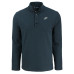 Кофта на кнопках Philadelphia Eagles Cutter & Buck Hunts Point Eco Textured Fleece Recycled - Black