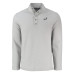 Кофта на кнопках Philadelphia Eagles Cutter & Buck Hunts Point Eco Textured Fleece Recycled - Gray