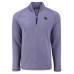Куртка Baltimore Ravens Cutter & Buck Heather Purple Peshastin Eco Fleece Tri-Blend Raglan Recycled Quarter-Zip