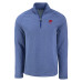 Куртка Buffalo Bills Cutter & Buck Heather Royal Peshastin Eco Fleece Tri-Blend Raglan Recycled Quarter-Zip