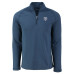 Куртка Chicago Bears Cutter & Buck Heather Navy Peshastin Eco Fleece Tri-Blend Raglan Recycled Quarter-Zip
