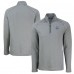 Indianapolis Colts Cutter & Buck Heather Gray Peshastin Eco Fleece Tri-Blend Raglan Recycled Quarter-Zip Jacket