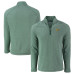 Кофта на короткой молнии Green Bay Packers Cutter & Buck Heather Green Peshastin Eco Fleece Tri-Blend Raglan Recycled Кофта на короткой молнии Green Bay Packers Cutter & Buck Heather Green Peshastin Eco Fleece Tri-Blend Raglan Recycled