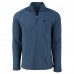 Miami Dolphins Cutter & Buck Heather Navy Peshastin Eco Fleece Tri-Blend Raglan Recycled Quarter-Zip Jacket