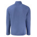 Los Angeles Rams Cutter & Buck Peshastin Eco Fleece Tri-Blend Raglan Recycled Quarter-Zip Jacket - Heather Royal