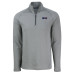 Кофта на короткой молнии Philadelphia Eagles Cutter & Buck Peshastin Eco Fleece Tri-Blend Raglan Recycled -  Heather Gray