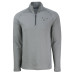 Кофта на короткой молнии Philadelphia Eagles Cutter & Buck Peshastin Eco Fleece Tri-Blend Raglan Recycled -  Heather Gray