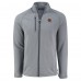 Cincinnati Bengals Cutter & Buck Heather Gray Peshastin Eco Fleece Recycled Raglan Tri-Blend Full-Zip Jacket