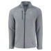 Indianapolis Colts Cutter & Buck Heather Gray Peshastin Eco Fleece Recycled Raglan Tri-Blend Full-Zip Jacket