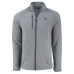 Las Vegas Raiders Cutter & Buck Heather Gray Peshastin Eco Fleece Recycled Raglan Tri-Blend Full-Zip Jacket