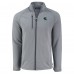 Philadelphia Eagles Cutter & Buck Peshastin Eco Fleece Recycled Raglan Tri-Blend Full-Zip Jacket -  Heather Gray