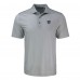 Las Vegas Raiders Cutter & Buck Gray Pike Eco Shadow Check Print Recycled Polo