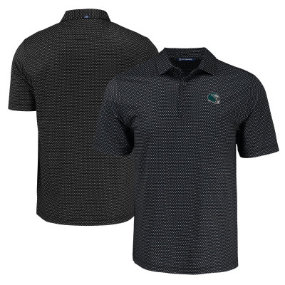 Поло Philadelphia Eagles Cutter & Buck Pike Eco Shadow Check Print Recycled - Black