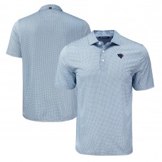 Jacksonville Jaguars Cutter & Buck Blue Pike Eco Diamond Dot Print Polo